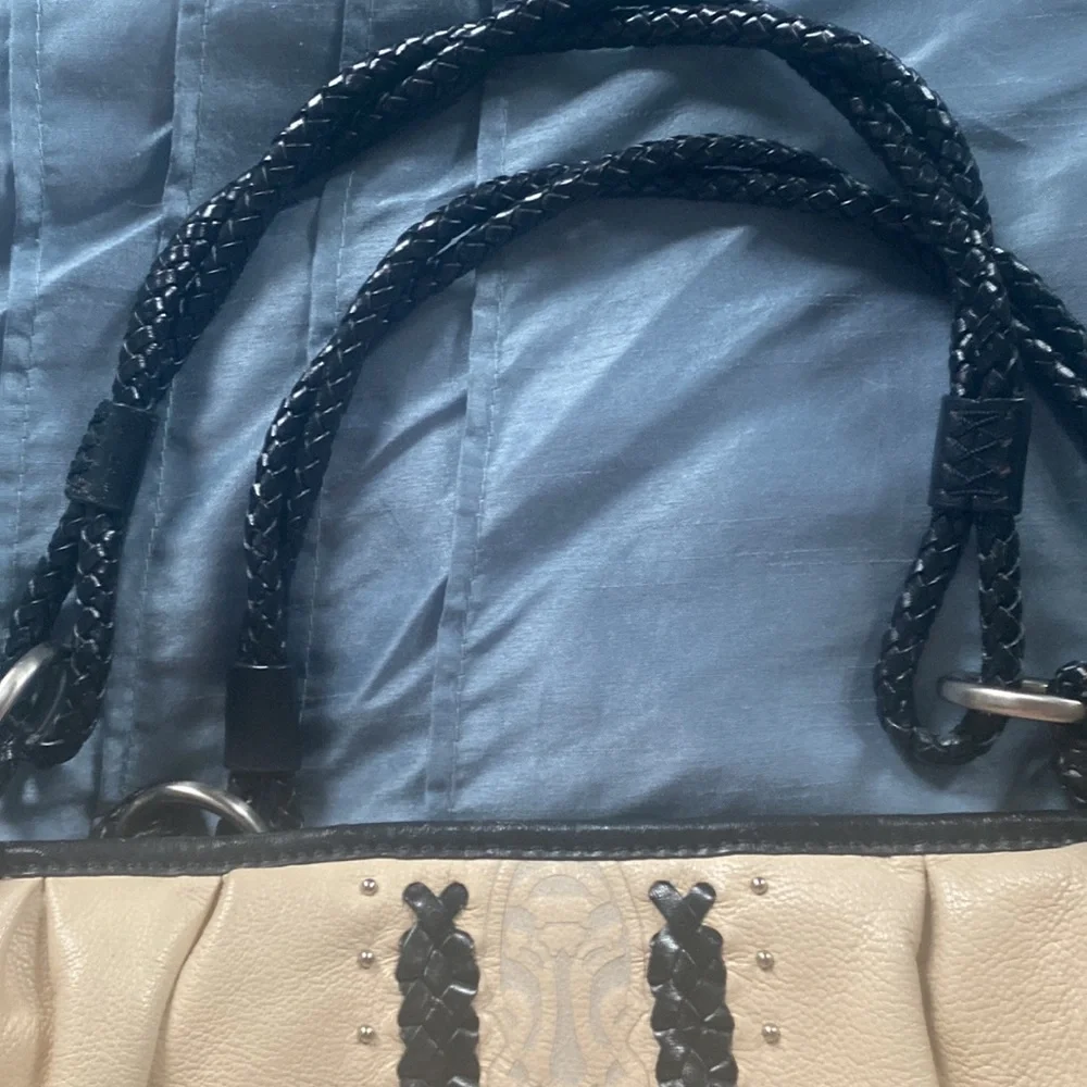 Tan/Crème Pocketbook/Bag/purse - Picture 3 of 11